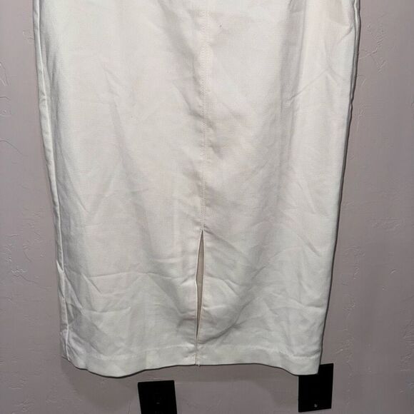 New Ann Taylor Flutter Sleeve Belted Sheath Dress - Picture 5 of 7